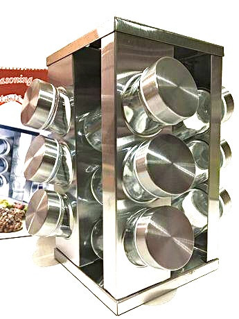 Набір для спецій квадратна підставка 13 пр. 3 кольори BN-139 (9 шт./ясть) Одеса - фото 1