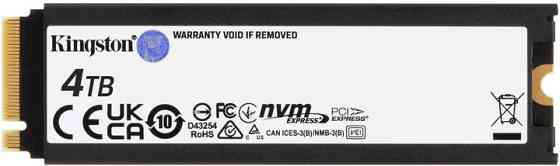 Накопичувач SSD 4.0TB Kingston Fury Renegade with Heatsink M.2 2280 PCIe 4.0 x4 NVMe 3D TLC (SFYRDK/4000G) ( Харків