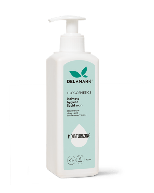 Мило для інтимної гігієни Зволожуюче De La Mark 400 мл Київ - фото 1