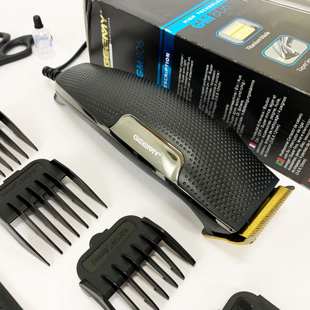 Машинка для стрижки волосся з регульованою довжиною Gemei, Профі машинка для стрижки волосся CT-83 Івано-Франківськ - фото 7