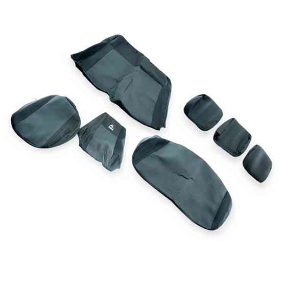 Чехлы газ газель (1+2) max серые ткань салона Мукачево