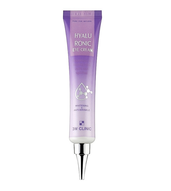 Крем для шкіри навколо очей з гіалуроновою кислотою Hyaluronic Eye Cream 3W Clinic 40 мл Київ - фото 1