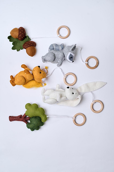 Набір іграшок-підвісок WooolyWool "Лісовий сон" Київ - фото 1