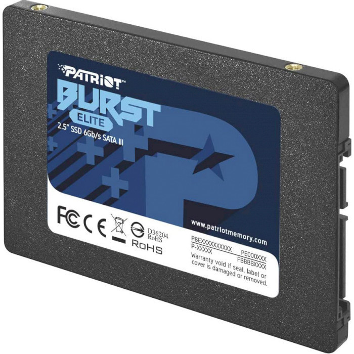 Накопичувач SSD Patriot Burst Elite 1920GB 2.5" 7mm SATAIII TLC 3D Київ - фото 6