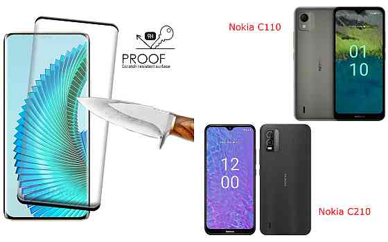 Захисне скло HyperGlass Pro для Nokia C110, Nokia C210 – максимальна чутливість та захист Київ