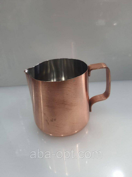 Джаг для молока с медным напылением V 0.3 л ( шт ).Aba-Opt Одесса - изображение 1