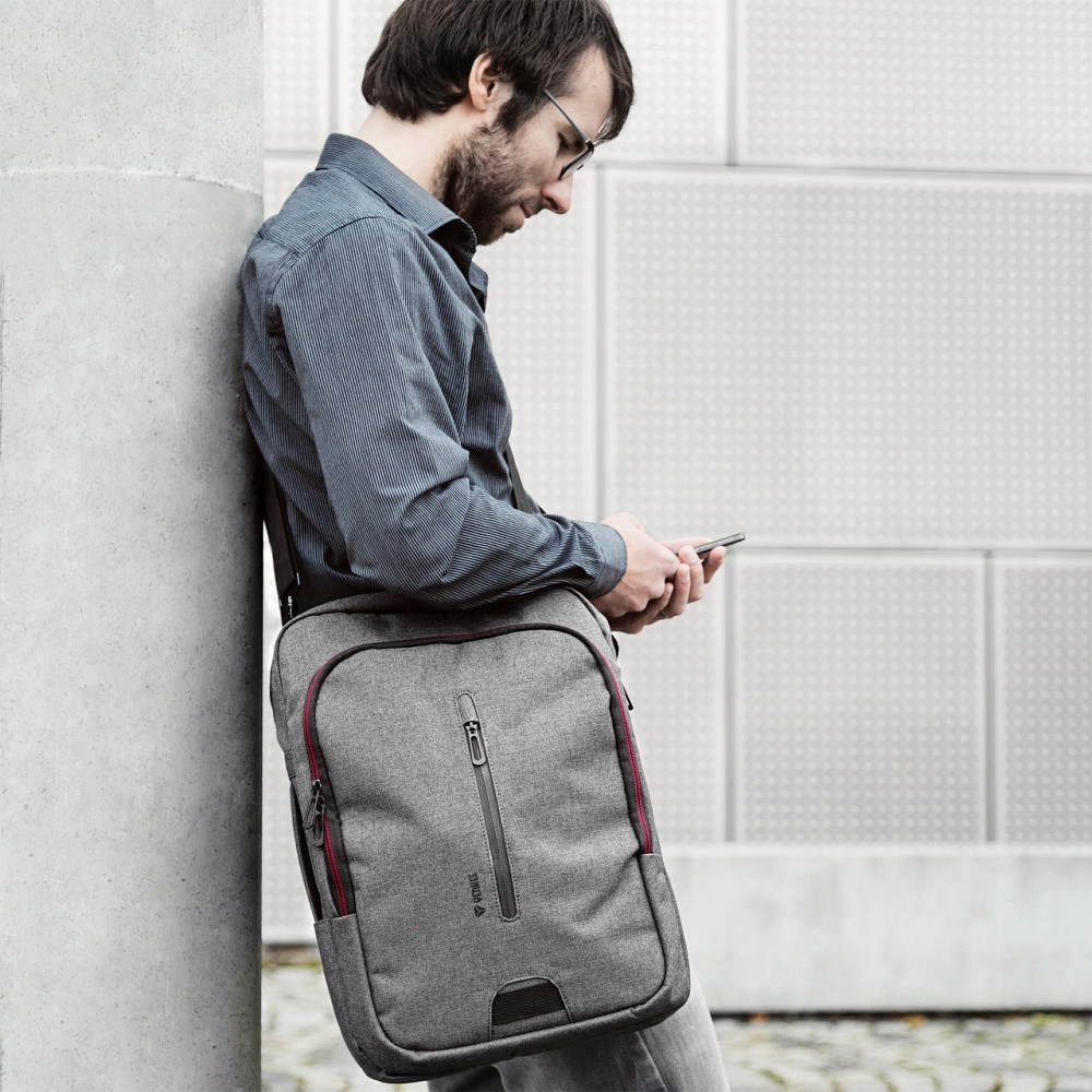 Рюкзак Yenkee 12L 15.6" TARMAC 3in1 Convertible YBB 1522GY (Grey) (6811350) Київ - фото 14