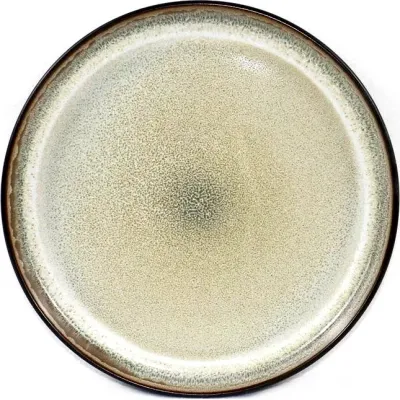 Тарелка Ardesto Bolzano, 20.3см, кераміка, чорно-зелений (AR2920BM) Винница