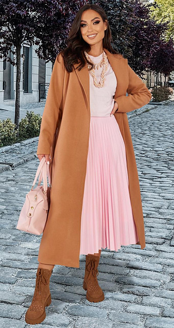 Кашемірове пальто з розрізами (44) Київ - фото 6