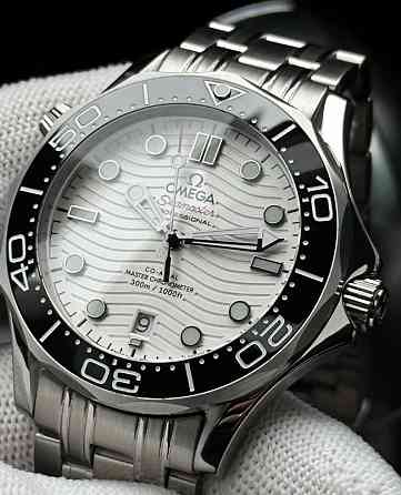 Швейцарские часы Omega Seamaster White 300m. Харьков