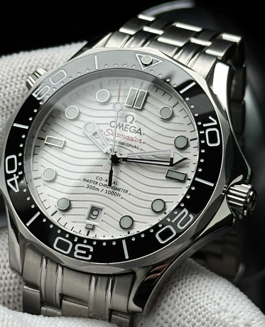 Швейцарський годинник Omega Seamaster White 300m. Харків - фото 5