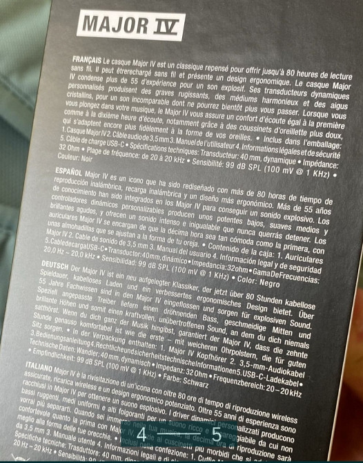 Наушники: Marshall Major 4 New. Харків - фото 4