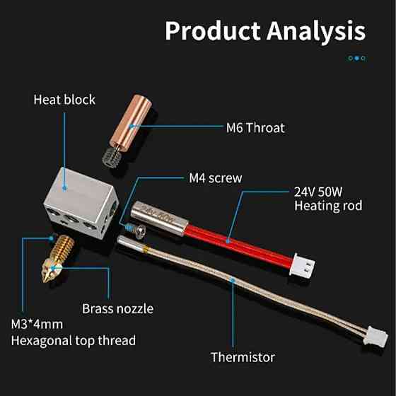 Комплект RAMPS для хотенда для 3д принтера Elegoo Neptune 4, 4 pro Киев