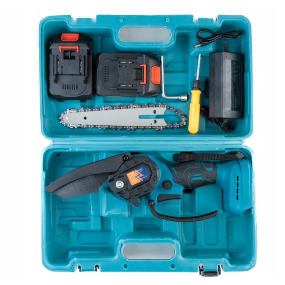 Аккумуляторная цепная пила 24В, 1500 мАч, TL 0600, с кейсом + 2 аккумулятора / Ручная электропила / Мини пила Киев