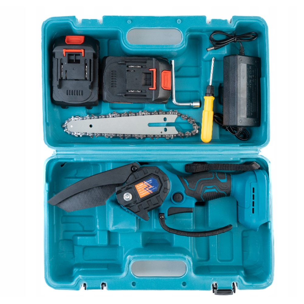 Аккумуляторная цепная пила 24В, 1500 мАч, TL 0600, с кейсом + 2 аккумулятора / Ручная электропила / Мини пила Киев - изображение 6