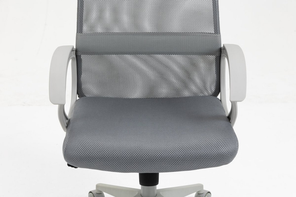 Крісло поворотне Q-026 сіре Київ - фото 9