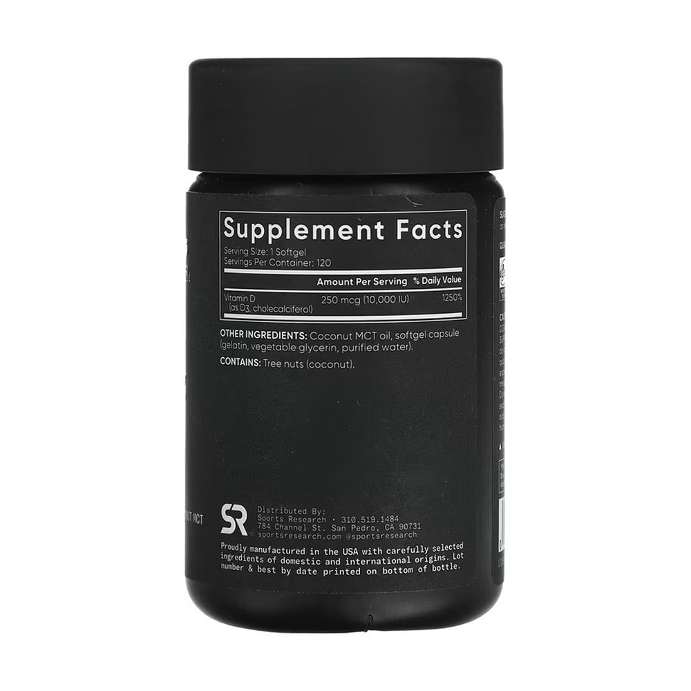 Vitamin D3 10000IU - 120 softgels Киев - изображение 2