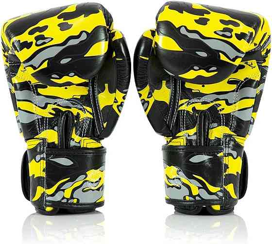 Боксерські рукавиці Fairtex BGV-ONE X STBG (натуральна шкіра) 10 унцій (бинти в комплекті) Каменское