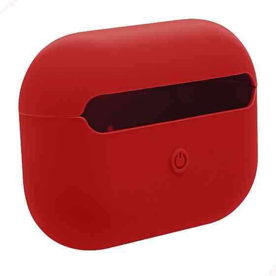 Чехол for AirPods PRO Silicone Case Slim COLOR BOX Red Киев