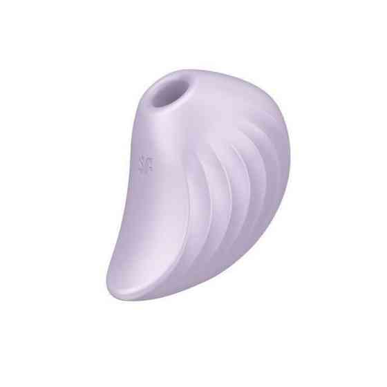 Вакуумний кліторальний стимулятор із вібрацією Satisfyer Pearl Diver Violet Sex Aura Київ