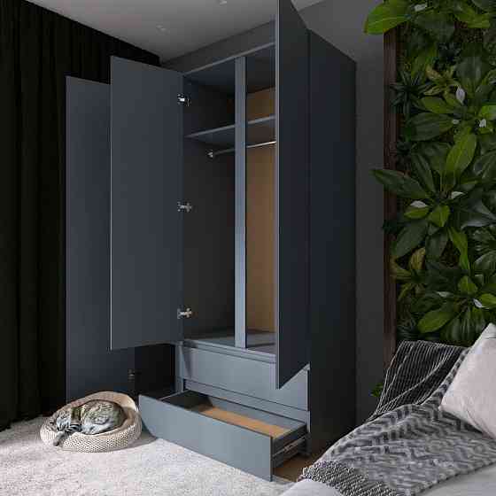 Шкаф трехдверный Эверест ШЛ-3 Лайт Графит (DTM-4913) Днепр