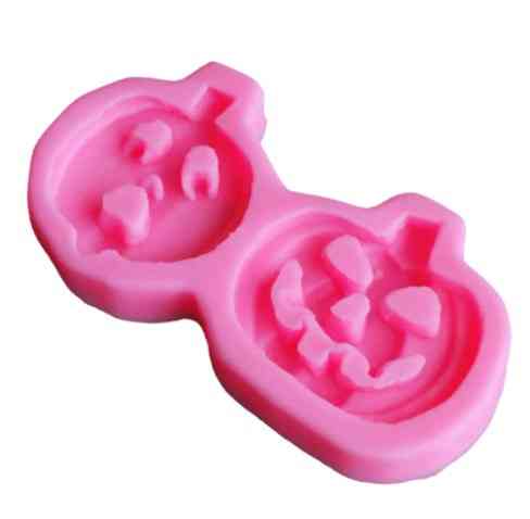 Молд силиконовый Тыквы 105 на 62 мм розовый Киев