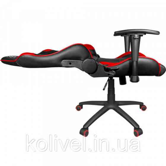 Крісло ігрове Defender Devastator CT-365, 50мм PU, Клас 4, Black/Red (64365) Київ