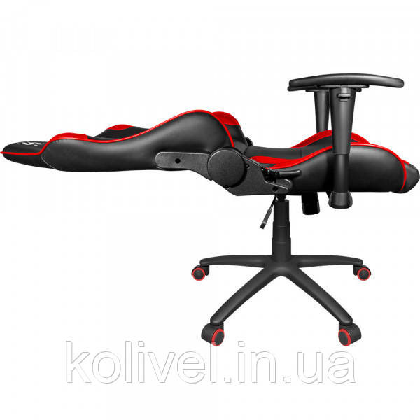 Крісло ігрове Defender Devastator CT-365, 50мм PU, Клас 4, Black/Red (64365) Київ - фото 5