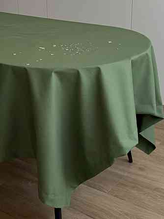 Ecotton Скатертина столова Ecotton DUCK 170х200 см водовідштовхуюча однотонна зеленого оливково Коломыя