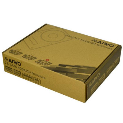 Кишеня зовнішня Maiwo 2.5&quot; SATA HDD/SSD to USB3.1 GEN2 Type-C (45768) Вінниця - фото 8