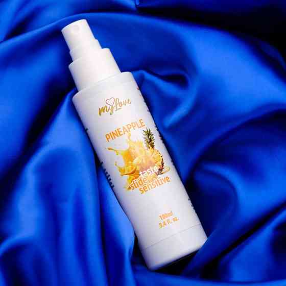 Інтимний гель-лубрикант - MyLove Taste Slide Sensitive Pineapple, 100 мл Sex Aura Київ