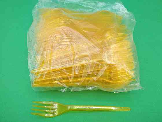 Качани щільні пластикові жовті 100 шт 16 см Юніта Харків