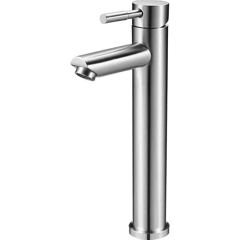 Смеситель для раковины высокий WEZER EKO11A-0 сатин Киев - изображение 1