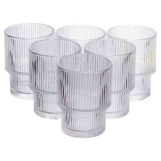 Yiwu Набір скляних стаканів 6 (шт) 200 (мл) з товстого скла Yiwu HP-19-178-4 Коломия