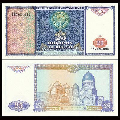 Узбекистан / Uzbekistan 3 Sum 1994 Pick 74 UNC Полтава - фото 1