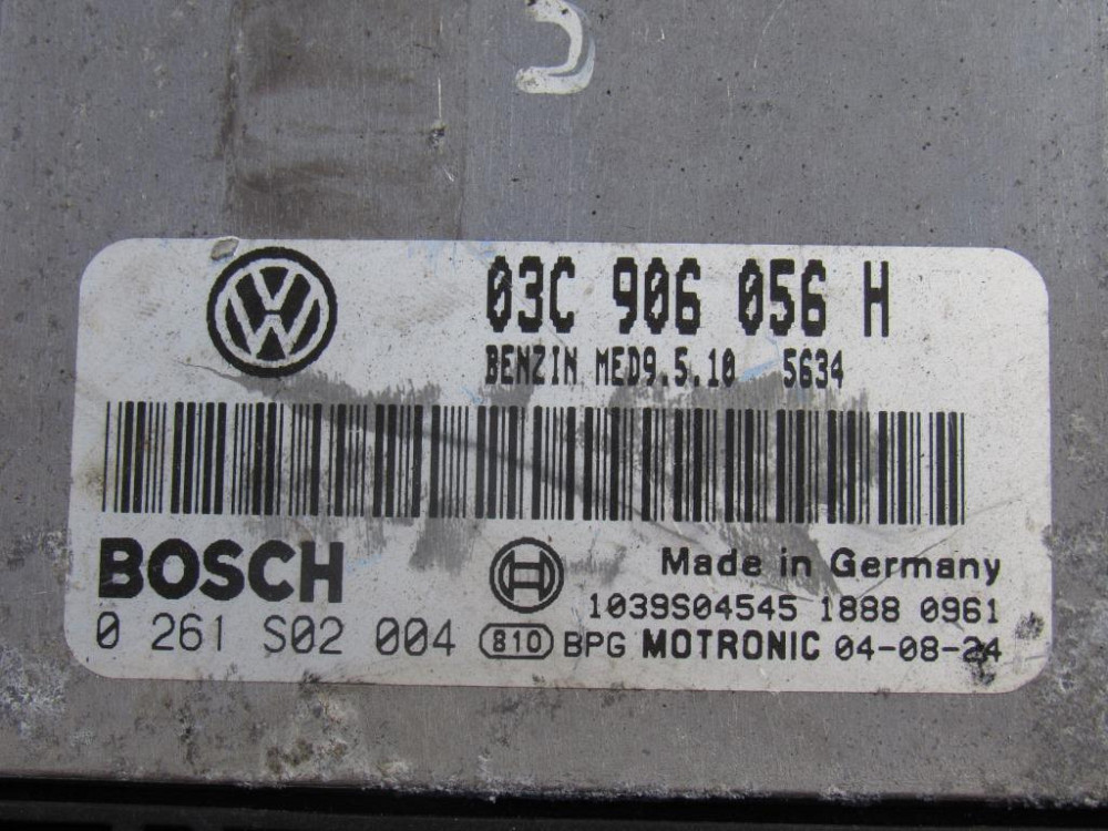 Блок керування двигуном VV Golf 5 1.4 FSI 2003-2008 (03C906056H) Ковель - фото 2