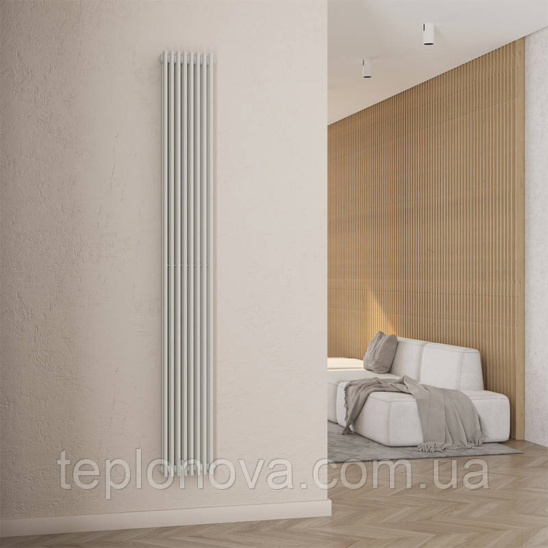 Дизайнерский радиатор 1800/224 (мм) белый мат IDEALE GIULIA (универсальное подключение) 12 8/1800/224 Черновцы - изображение 4