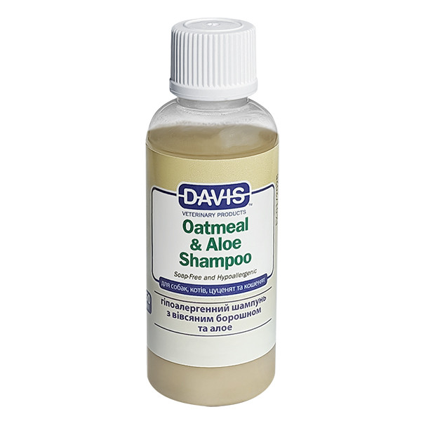 Davis Oatmeal & Aloe Shampoo ДЕВІС ВІВСЯНЕ БОРОШНО З АЛОЕ гіпоалергенний шампунь для собак і котів, концентрат Київ - фото 1