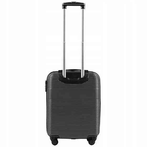 Валіза пластикова WINGS 5398 мікро 52 см графіт Київ