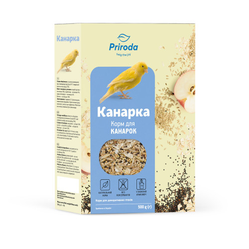Корм Природа Канарка для канарок та інших екзотичних птахів 500 г Київ - фото 1