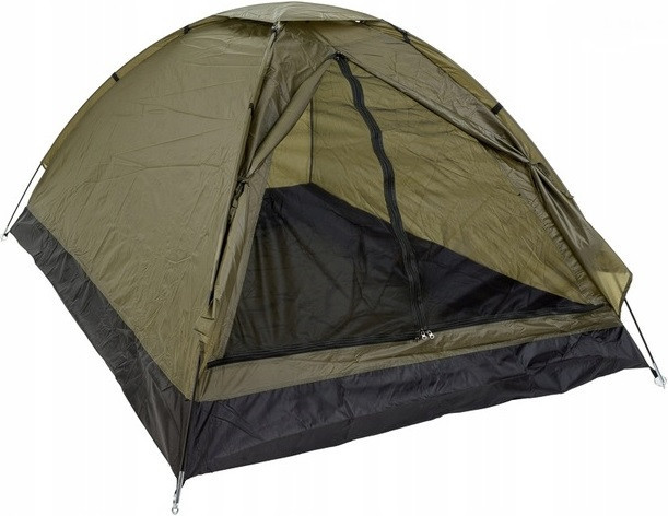 Туристична Намет двомісний з чохлом до 5000 мм Mil-Tec від Sturm "Super" (14208001) Olive Нововолинськ - фото 2