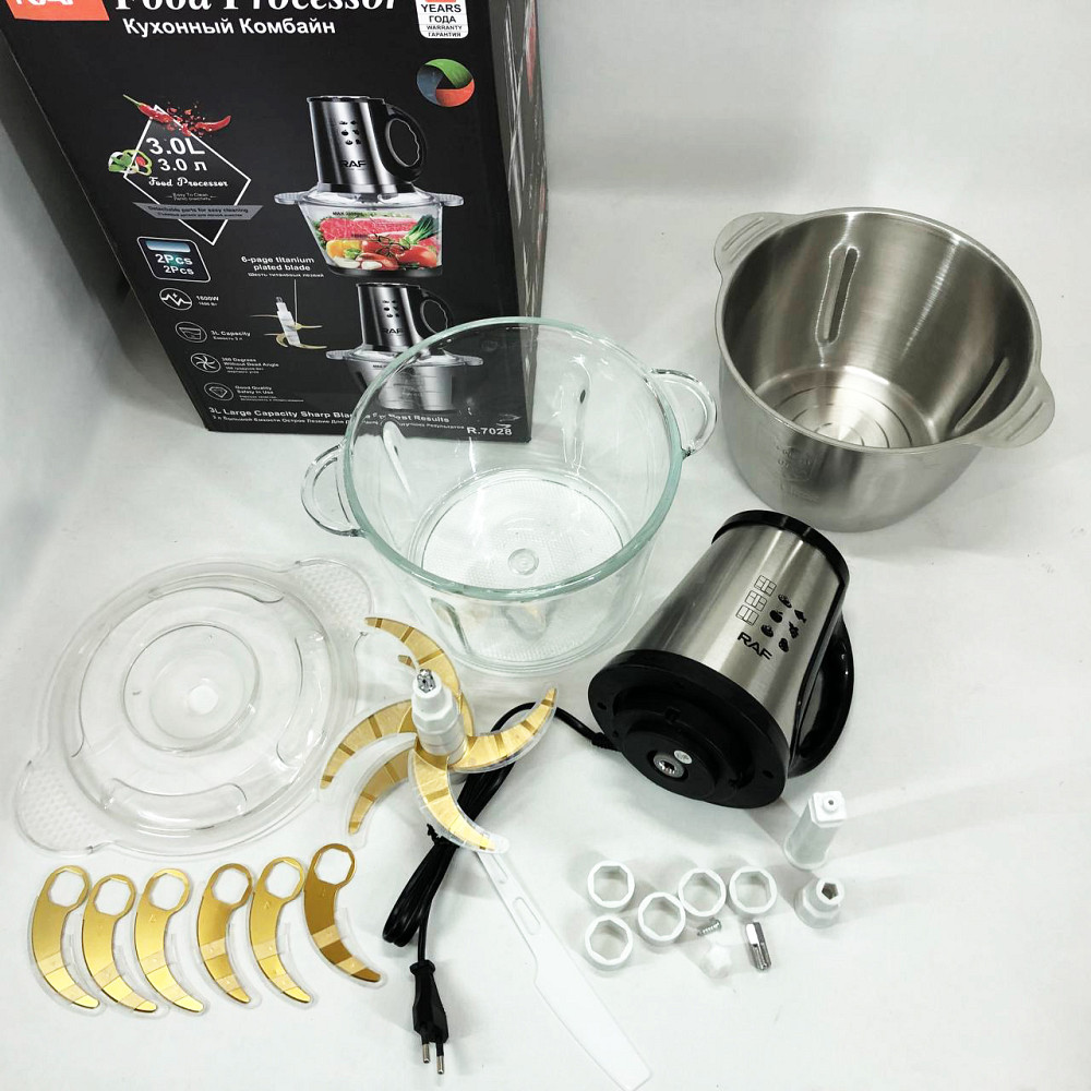 Блендер настільний електричний RAF, Блендер міксер з чашею для подрібнення міксер смузі UM-96 Івано-Франківськ - фото 3