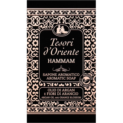 Твердое мыло Tesori d'Oriente Хаммам Масло арганы и апельсиновый цвет Парфюмированное 125 г (8008970055183) Винница - изображение 2