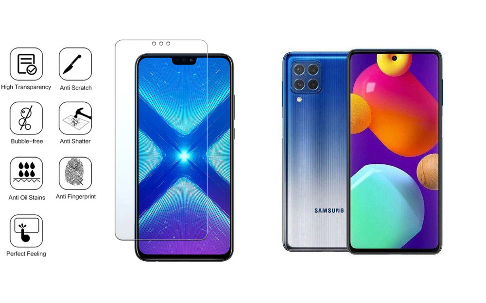 Защитное стекло NeoGlass для Samsung Galaxy M62 SM-M625F – ультрапрозрачное и устойчивое Киев - изображение 4