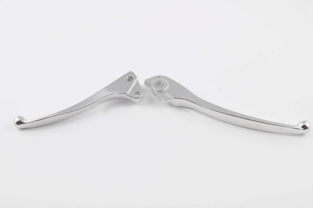 Рычаги руля скутер Хонда Дио ZX AF35 (голые) (диск/барабан, хром) Мукачево - изображение 1