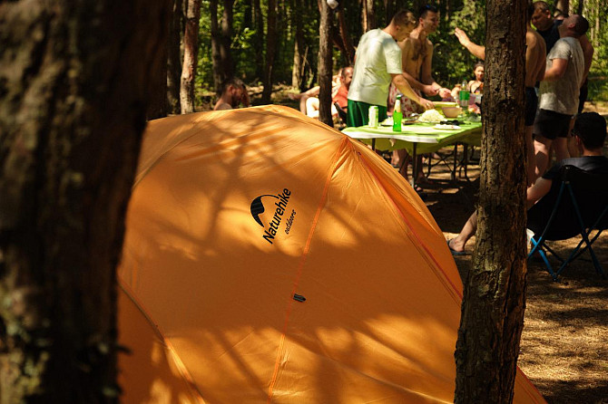 Намет надлегкий двомісний  з футпринтом Naturehike Star-River 2 Updated NH17T012-T, 210T, помаранчев Київ - фото 7