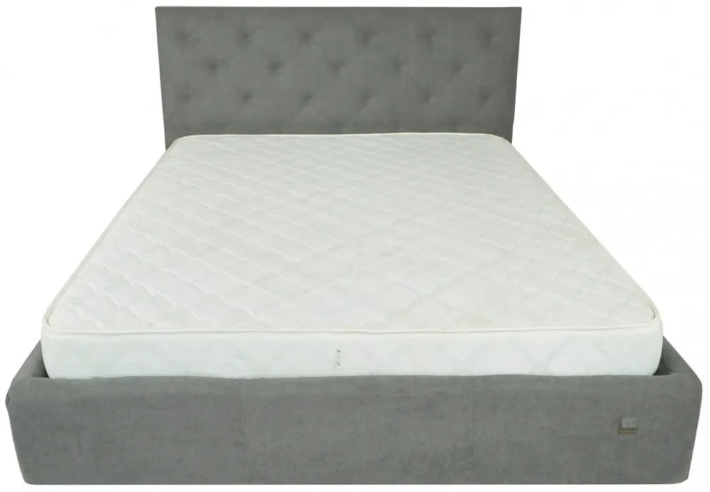 Кровать Bristol Comfort 120 х 190 см Aston 16 С подъемным механизмом и нишей для белья Серый Киев - изображение 2