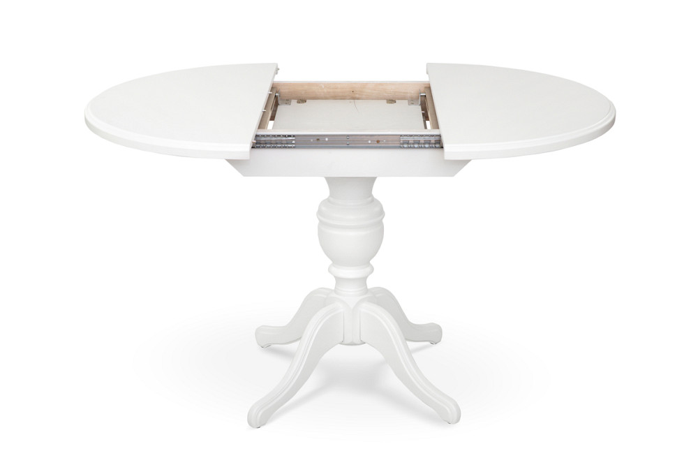 Стіл обідній Гермес Д=89 ( +38 ), білий Киев - изображение 2