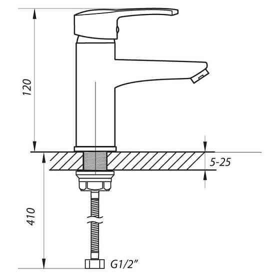 Змішувач для умивальника ZERIX PUD1 045 Харків