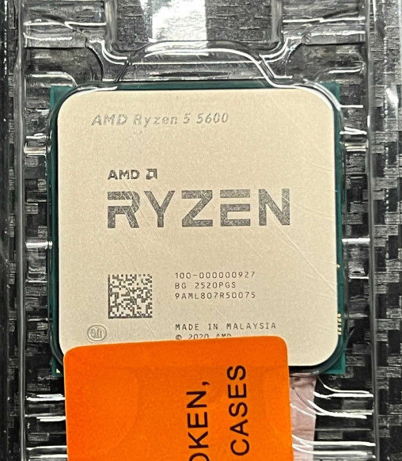 AMD Ryzen 5 5600 процессор для AM4 сокета с заводской пломбой‼️NEW‼️ Киев - изображение 2